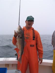 Mark Dellert landed many haddock aboard RELENTLESS on June 3rd, 2007 using sea clams